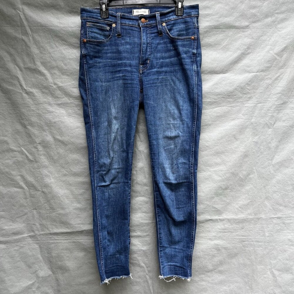 Madewell 9" High-Rise Skinny Jeans Pants Medium Wash Casual Size 30